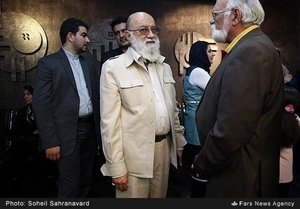 مهدی چمران رئیس شورای شهر تهران در اکران خصوصی فیلم سینمایی«هیهات»
