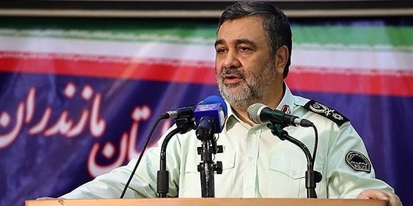 سردار حسین اشتری فرمانده نیروی انتظامی