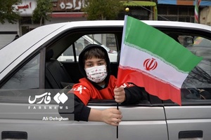 مراسم راهپیمایی خودرویی و موتوری یوم الله 22 بهمن گرگان