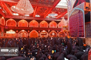 محوطه داخلی حرم حضرت ابوالفضل عباس (ع)