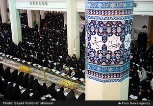 محفل انس با قرآن کریم در حرم مطهر حضرت معصومه(س)