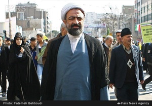 حمید رسایی نماینده مجلس در راهپیمایی یوم الله22بهمن