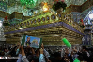  تشییع پیکر ۲ شهید مدافع حرم در قم