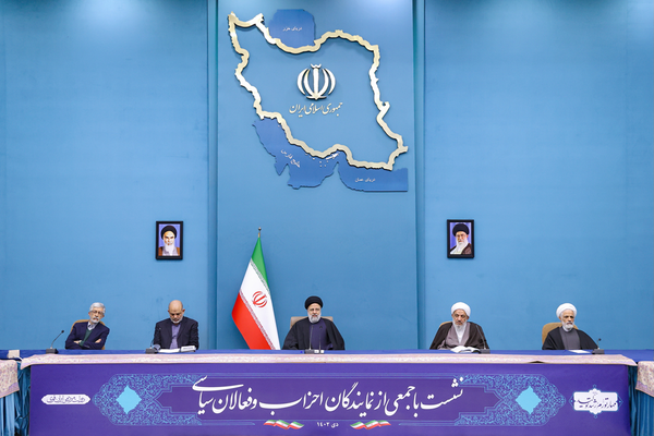 نشست احزاب با رئیسی 1