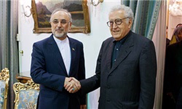 دیدار اخضر ابراهیمی با علی اکبر صالحی